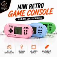 Mini Retro Game Console Keychain 999 In 1 Pocket Multi Game LCD Handheld Toy