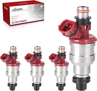 4PCS Fuel Injectors 2 Holes Compatible with Toyota T100 1993-1994 Base DX SR5 One-Ton Standard Cab P