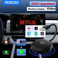 FEINODI Aideo  CarPlay Dongle Converts factory wired carplay to wireless Apple CarPlay dongle, suppo