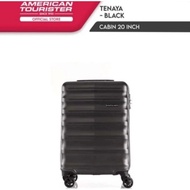 Nt Suitcase By American Tourister Tenaya Spinner 55/20 inch Cabin Black