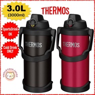 THERMOS Vacuum Insulated Bottle for Sports / 3.0L (3000ml) / FJQ-3000 / Sports Drink OK / For cold d