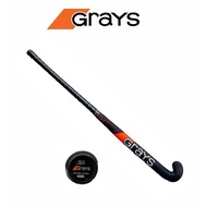 Grays Rogue Wooden Hockey Stick with Fiber Reinforced Entry Level Classic Kayu Hoki