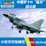 Trumpeter Assembled Military Aircraft Model 02841 Simulation 1/48 J-ten A Raptor Fighter J-10 Destro