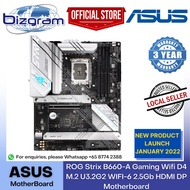 (NEW) Asus ROG Strix B660-A Gaming Wifi D4 M.2 U3.2G2 WIFI-6 2.5Gb HDMI DP Motherboard (3-Year SG Wa
