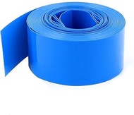 Uxcell a15012300ux0293 PVC Heat Shrink Tubing Wrap for 1 x AA Battery, 16', 5 m Long, 23 mm, Blue
