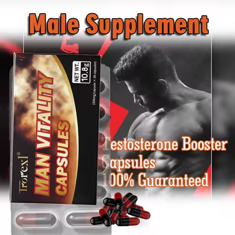 Testosterone Booster for Men, Male Enlargement Pill, Enhance Energy & Endurance, Muscle Growth Suppl
