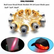 ONLYGOODS DIY High Power Burning Infrared, 3V 5V Lab 650nm Red Laser Head Diode Module, Tripod Metal