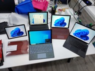 好多部Surface Pro 5 Pro 6 Pro 7 Pro 8 Surface Go 1824 GO 2,go 3 Surface laptop 賣1796 1901 全正常有i5 有i7 surface pro 7 i7 16GB RAM, Pro 8 i5,用來Present, 處理文件， 畫圖超順，可以作為平板電腦輕便携手出差使用，亦可接駁鍵盤辦公商務使用，樣樣兼顧，用過返唔到轉頭 。