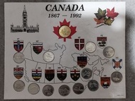 加拿大1867 - 1992金銀幣 1套