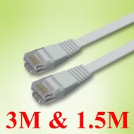 Limited Stock Sale Event 3M & 1.5M set Gigabyte UTP Direct LAN CAT6 CAT 6 Flat UTP Ethernet Network 
