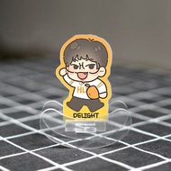 Keychain, Standee, Hologram Swinging Model HLE25 Zeus Peanut Zeka Viper Delight Chibi Study Desk and