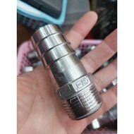 Stainless steel pipe connector with external thread Stainless steel 304 tail (1-32) Thread Ø 33mm - 