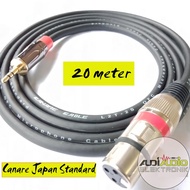 Xlr female to Jack 3.5mm_xlr to 3.5_cable BM 800.bm8000 20 meters