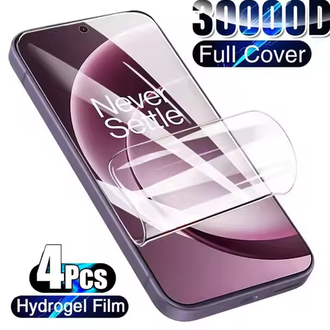 4PCS Hydrogel Film For OnePlus 15 13 15R Nord 5 4 13R Ace 5 6 Ultra Pro 12 13S Screen Protector For 