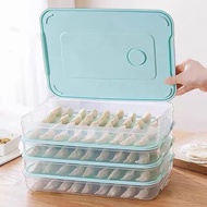 ST/🧿Dumpling Storage Box for Refrigerator Dumpling Quick-Frozen Special Sealed Box Fresh-Keeping Multilayer Box Wonton F