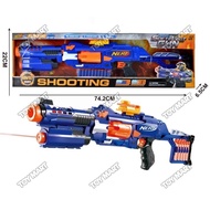 Nerf Doublebreach N-Strike Mega Double-Barrel Blasting Nerf Electric Toy Gun With 20Pcs Soft Bullets