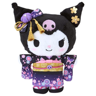 Sanrio - Kuromi和服毛公仔擺件 (平行進口)