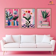Wall Decoration, Pink Decoration, Walldecor Wall Display Living Room Aesthetic Bedroom Wall Panel
