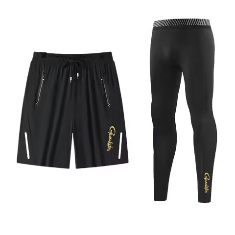 Summer Gamakatsu Fishing Pants with Pockets Ice Silk Quick-drying Breathable Fishing Shorts Large Si