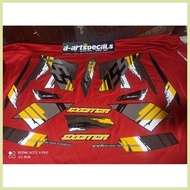 ▤ ◙ ◟ Sniper 155 Limited Edition 2022 Malaysian Gray Design Sticker Decals Laminated