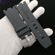 Adapt To AP Aibi Royal Oak Offshore Series 28mm Rubber Silicone Watch Strap Pin Buckle Free Tool
