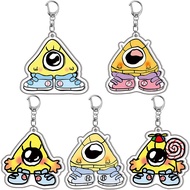 Cute Cartoon Baby Keychain Kawaii Pendant Key Chain for Bag Bill Cipher Baby Keyring Jewelry Outer S
