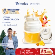 Simplus Juicer Juice Blender Fruit and Vegetables 1000ML Protable Electric Fruit Juicer Fruit Extrac