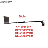 Laptop LCD/LVD Screen Cable for Lenovo Thinkpad T14s Gen 2 30pin 5C11C12512 DC02C00PN00 DC02C00PN10 DC02C00PN20