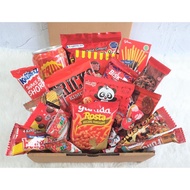terbaru hampers snack gift box / hampers snack / snack box / gift box - merah - b