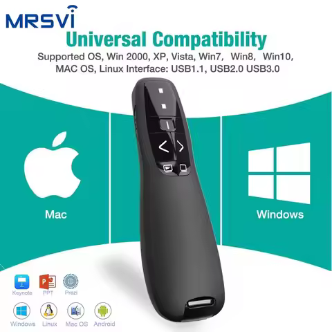 2.4GHz Wireless USB Powerpoint Presentation PPT Flip Pen Pointer Clicker Presenter with Red Light Re