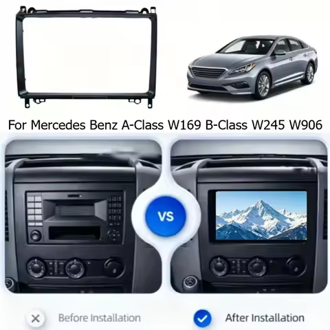 1pc Car Fascias For Mercedes Benz A-Class W169 B-Class W245 W906 Sprinter Viano Vito VW Crafter 22.8