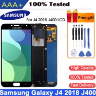 LCD Asli untuk Samsung Galaxy J4 2018 AMOLED J400 J400F J400G/DS