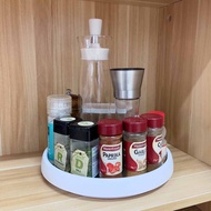 [9 Inches] Kitchen Rack Spin 360° Shelf Kitchen Organizer Spin Tray Non-Slip Spice Rack Pantry Cabin