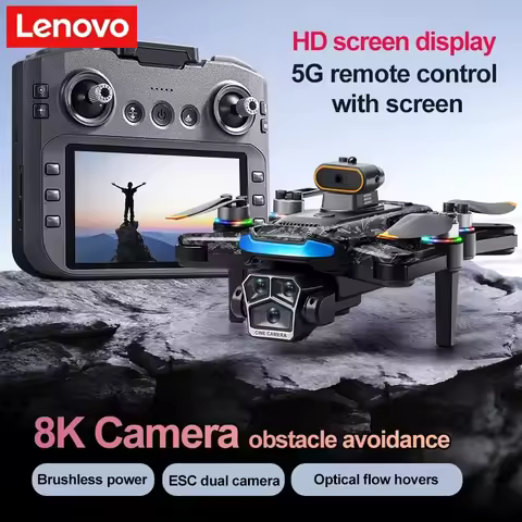 Lenovo Mi A14Pro Max GPS Brushless 8K three Camera Optical Flow Obstacle Avoidance Foldable Quadcopt