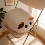 💥Free Shipping💥Taiwan Shipment🚚Black Cat Round Siamese Cat Cushion Butt Cushion Chair Cushion Cute C