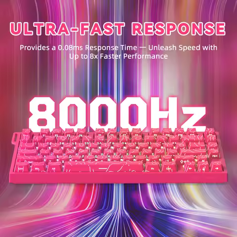 ATTACK SHARK R82 HE Wired 75% Gaming Keyboard, Magnetic Switch, 8000Hz Polling Rate, Ultra-Precision