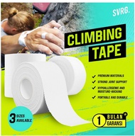 Wrist Tape Putih Polos Support Terapi Jari Tangan Anti Cedera / Climbing Finger Tape Perban Lilit Le