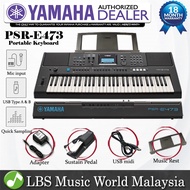 Yamaha PSR-E473 61 Keys Portable Keyboard With Premium Pedal and Midi Cable (PSRE473 PSR E473)