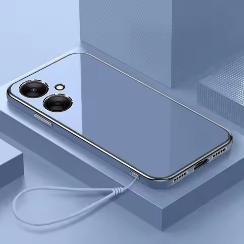 For Realme 10 Realme 10 Pro + Realme 9 5G 9i Realme 9 Pro + Case Cute Luxury Square Curly Shockproof