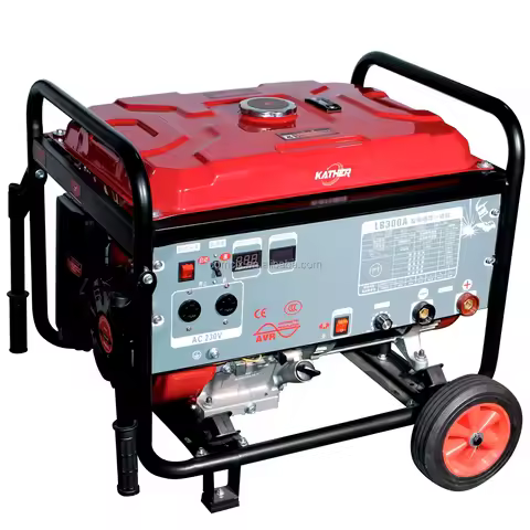 7500kw Portable 50 Hz Arc Welding Machine Generator 7.5kva 7.5kw 20~300a Adjustable Engine Driven We