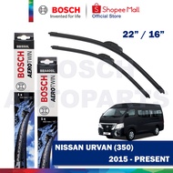 Bosch Aerotwin Wiper Set For Nissan Urvan (NV350) 2015 to Present (22"/16")