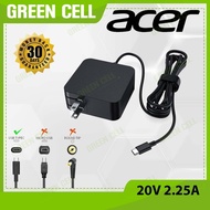 45W Acer Type C Laptop Charger for Chromebook C721 C732 C732L C732T C733 C733T C771 C771T C851 C851T