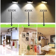 3 Set Cafe Track Light Led Spotlight 7Watt E27 Rail 1 Meter Halogen Led Pasti