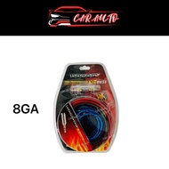 Amplified Power Amp Cable Set 8GA/6GA Woofer Wiring Set Car Audio Woofer