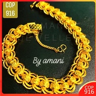 🔥Gelang Tangan Coco Candy COP916 💯persis original 😍 Emas Bangkok & emas Korea Murah