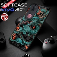 HP [SC26] VIVO V50 5G Glitter Softcase | VIVO V50 5G Case | Glossy Silicone Mica Glass Camera Protec