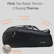 Flink 2R Tennis Racket Bag Can Be 4 Rackets Thermo Layer Carrying Backpack
