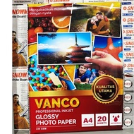 VANCO GLOSSY PHOTO PAPER (A4-230GSM) GLOSSY PHOTO PAPER (A4-230GSM) Contents 20 Sheets