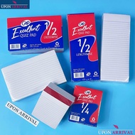 10Pads (1 Ream) Quiz Pad 80lvs 1/4, 1/2 Crosswise & Lengthwise Quiz Paper School Stationery Quality