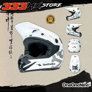 ONEONENINE X ORCA TH9 REAPERS MARK II WHITE GLOSS HELMET ORIGINAL ORCA